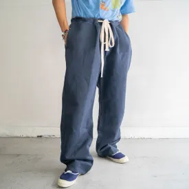 1980s germany navy color HBT work pants -mint condition- 'waist code remake'