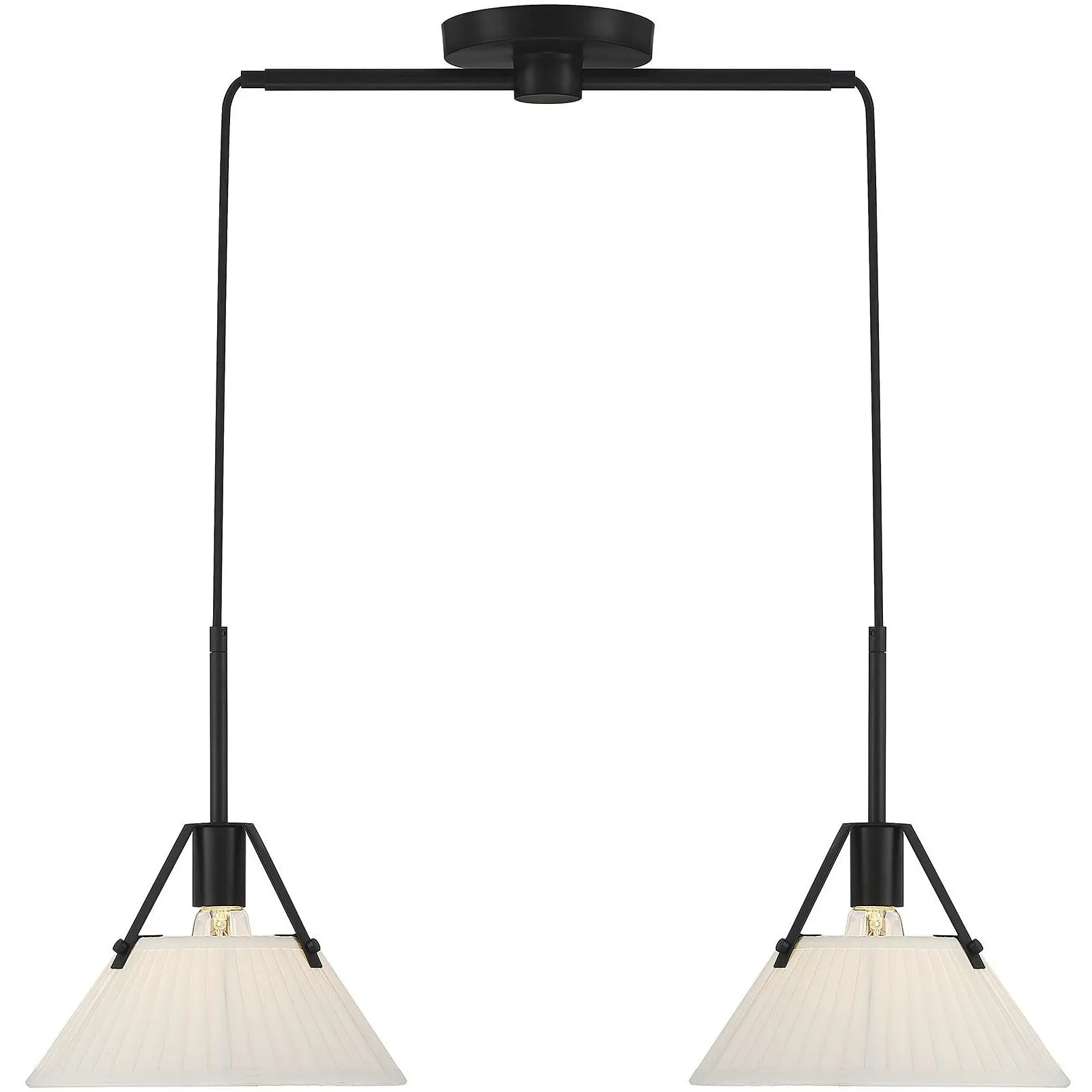 2-Light Linear Chandelier