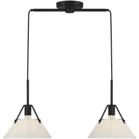 2-Light Linear Chandelier