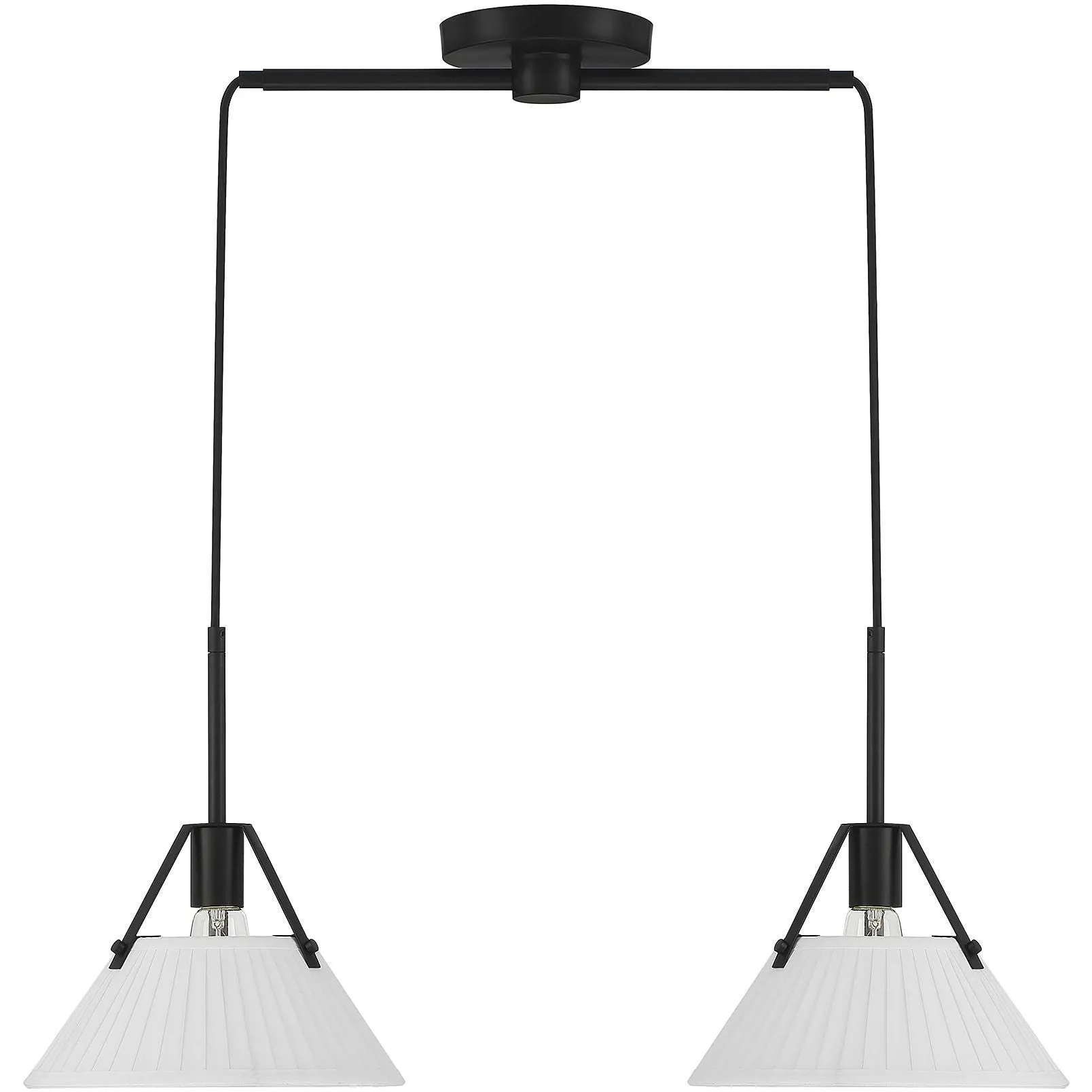 2-Light Linear Chandelier