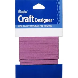 3mm Sueded Cording Purple