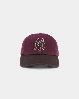 47 Brand New York Yankees 'Bacon Me Crazy' Clean Up Strapback Dark Maroon/Brown