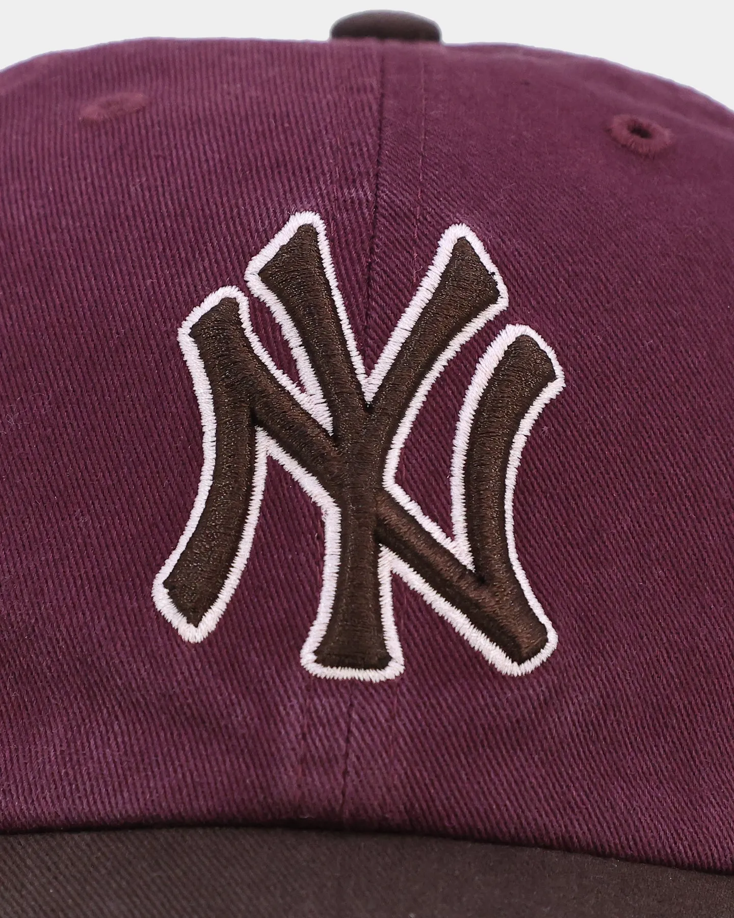 47 Brand New York Yankees 'Bacon Me Crazy' Clean Up Strapback Dark Maroon/Brown