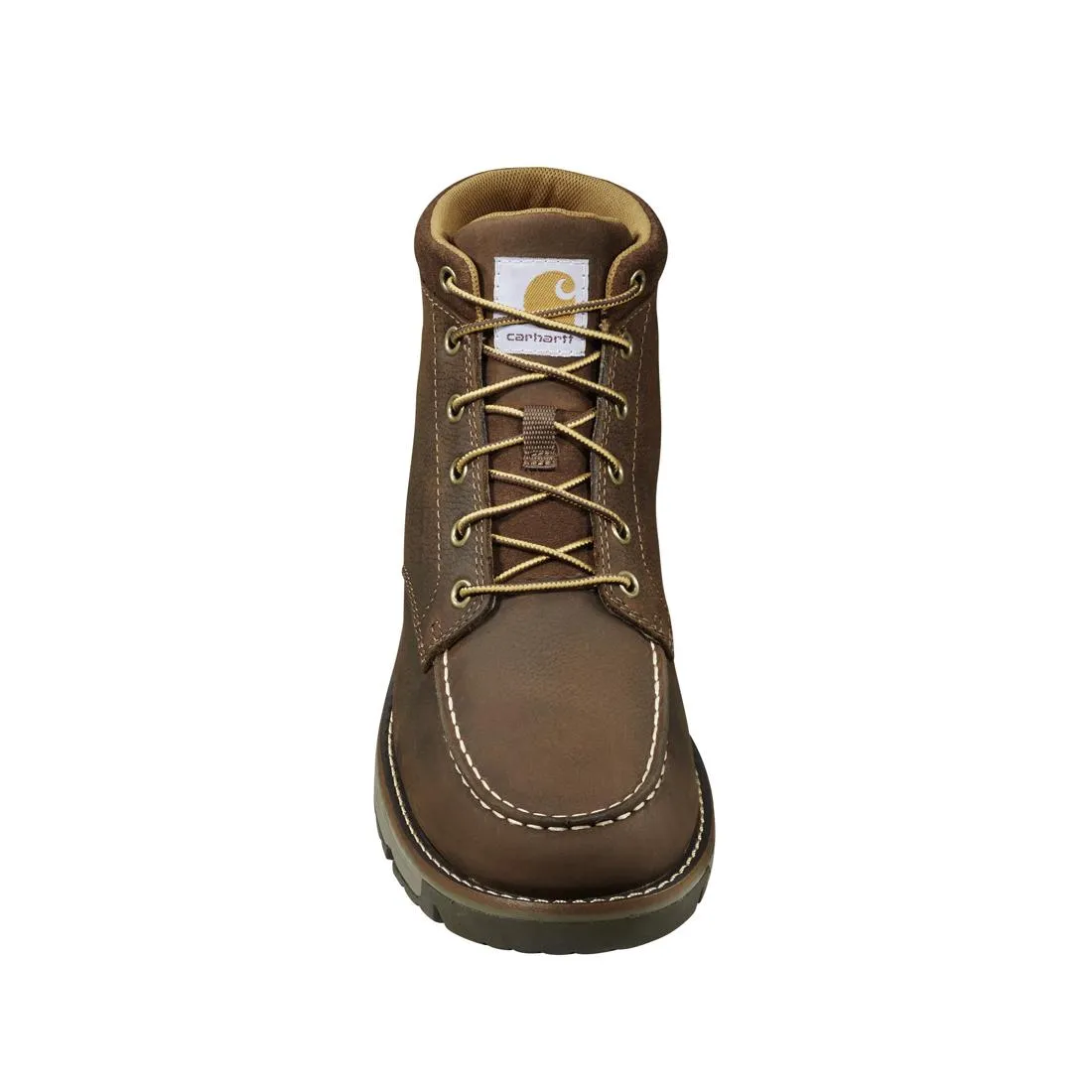 5" Millbrook Moc Toe Wedge Soft Toe Boot Brown