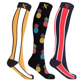 90’s Streetwear Compression Socks (3-pairs)