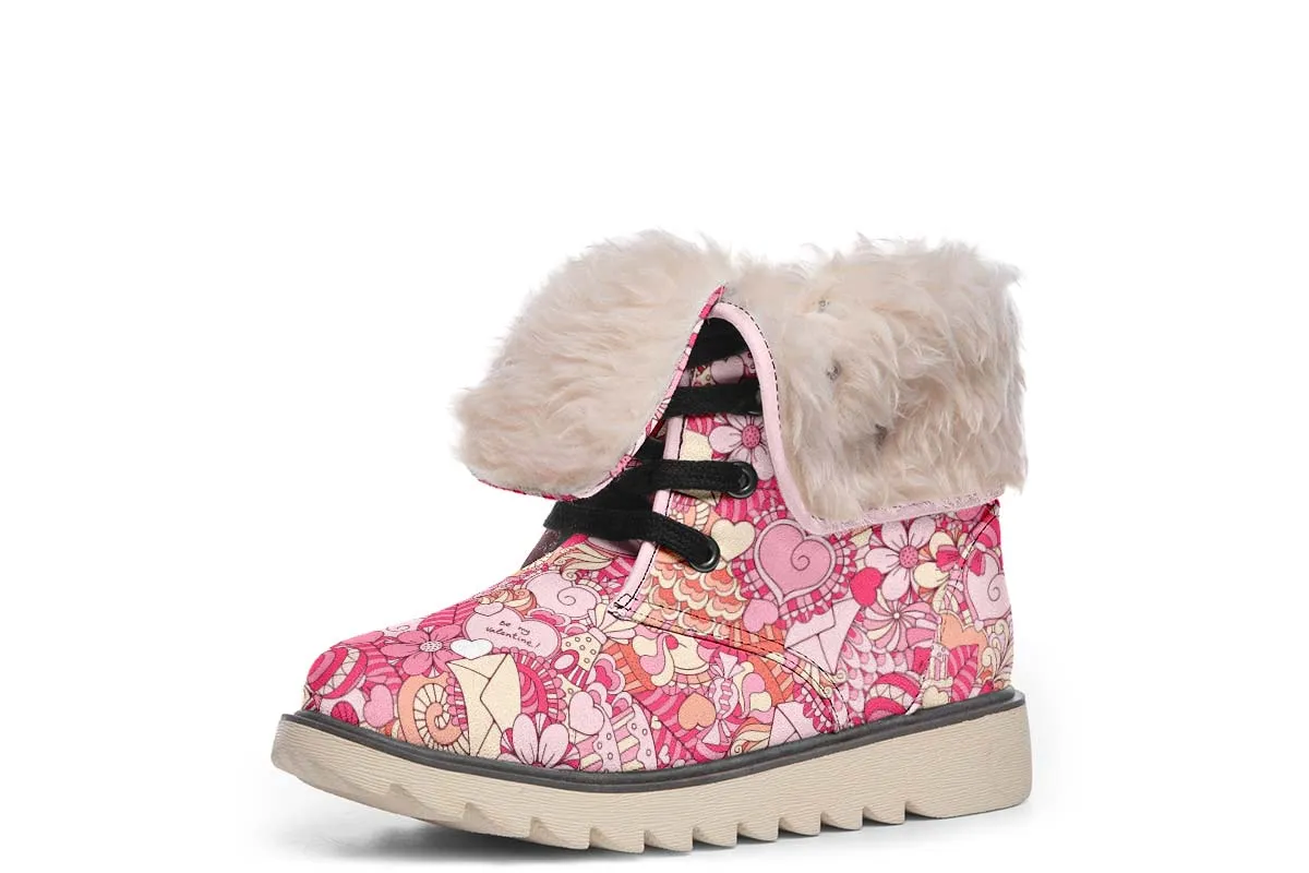 Abstract Valentines Day Polar Vibe Boots