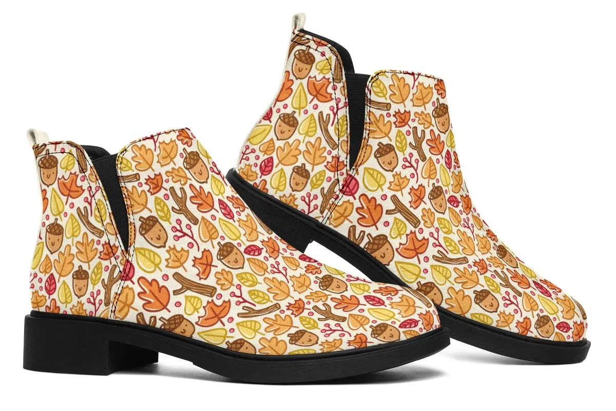 Adorable Autumn Pattern Neat Vibe Boots