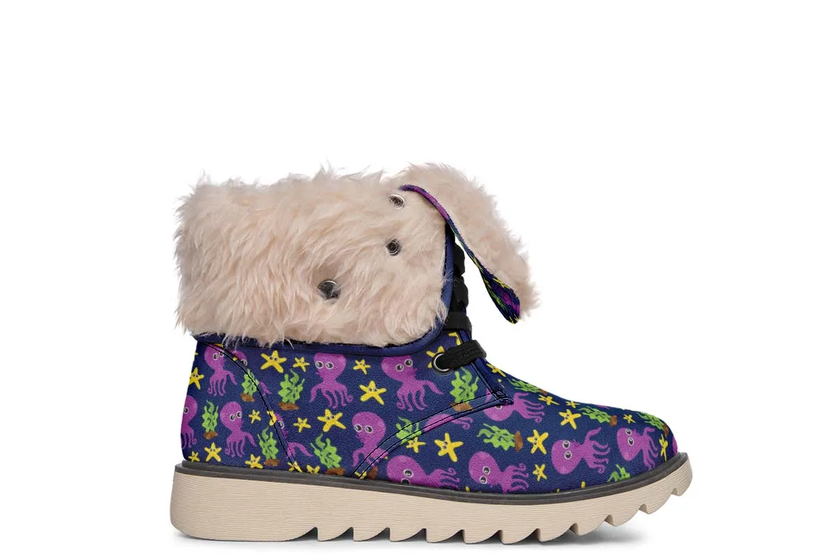 Adorable Octopus Polar Vibe Boots