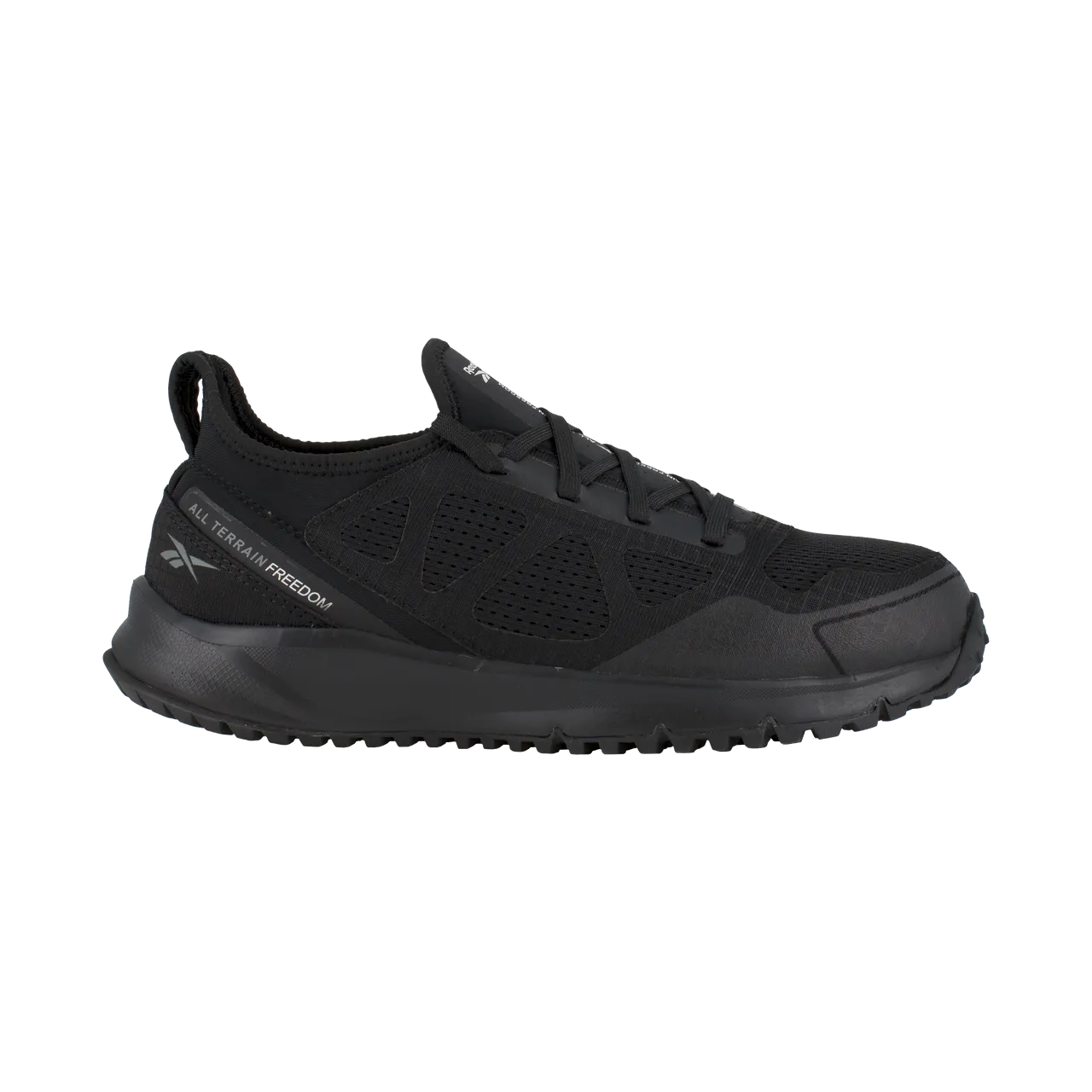 All Terrain Steel-Toe Athletic Work Shoe Black