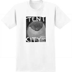 Antihero Tent City T-Shirt - Size: MEDIUM White