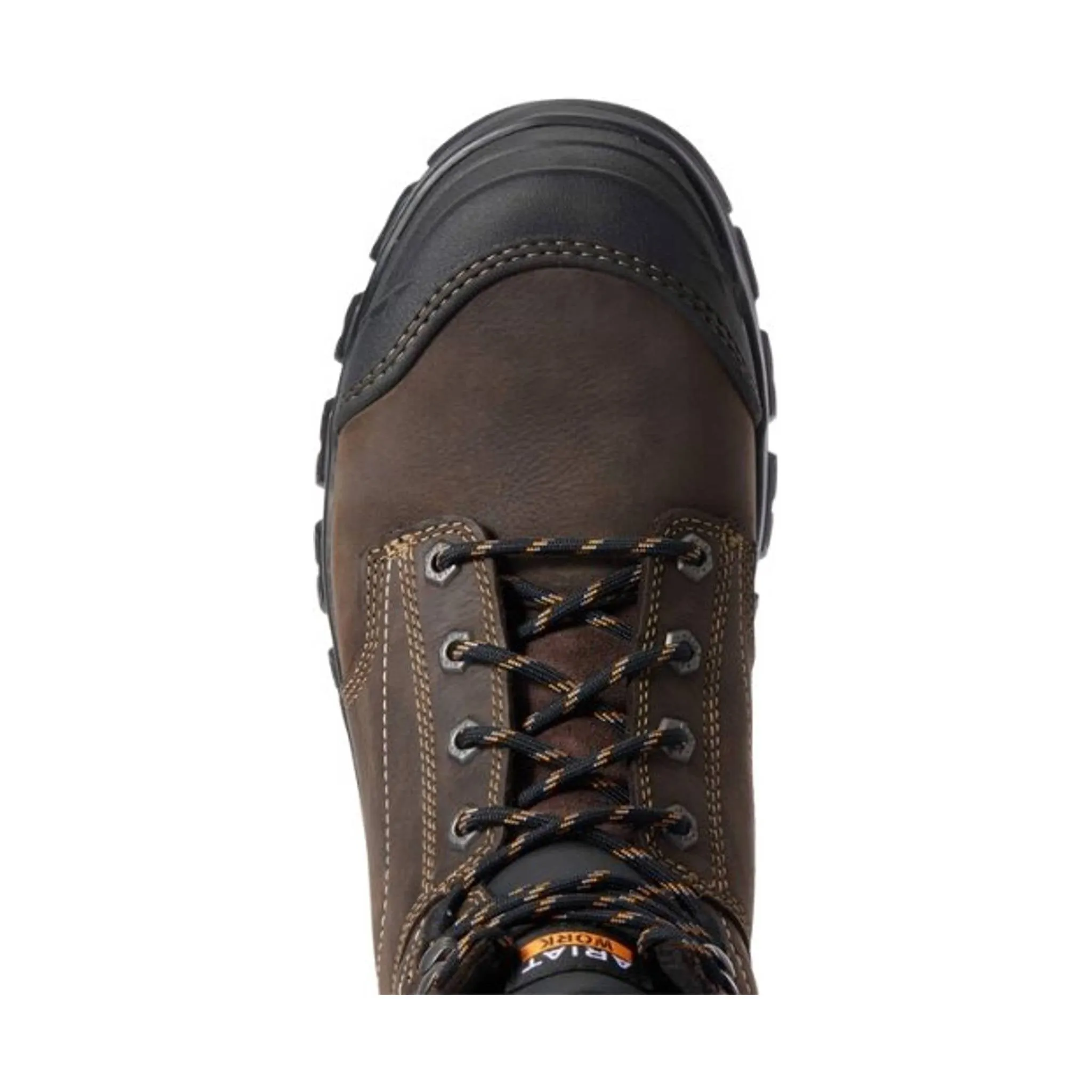 Ariat Men's Treadfast 6in Waterproof Steel Toe Work Boot - Dark Brown