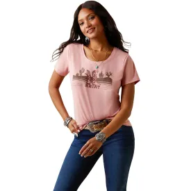 Ariat Womens Mojave S/S Tee Island Blush