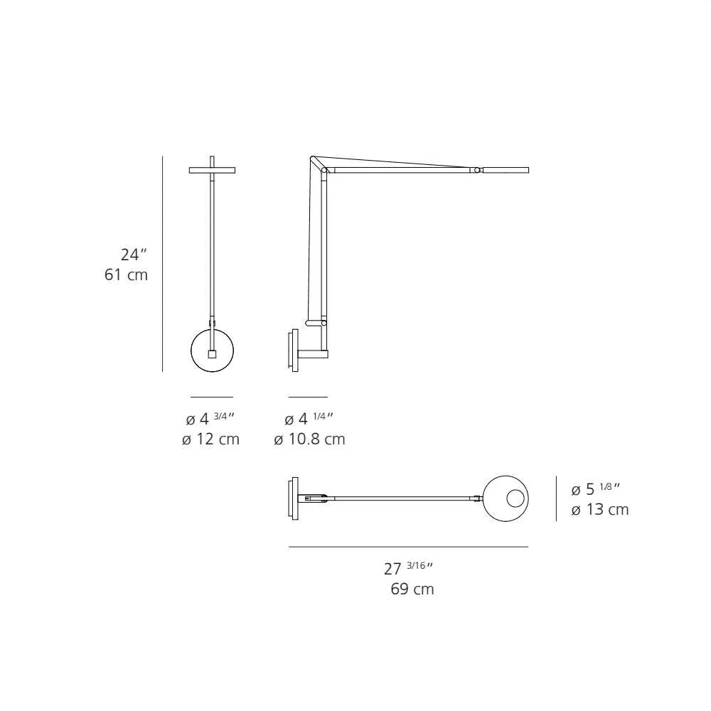 Artemide Demetra wall/ceiling lamp LED 3000K