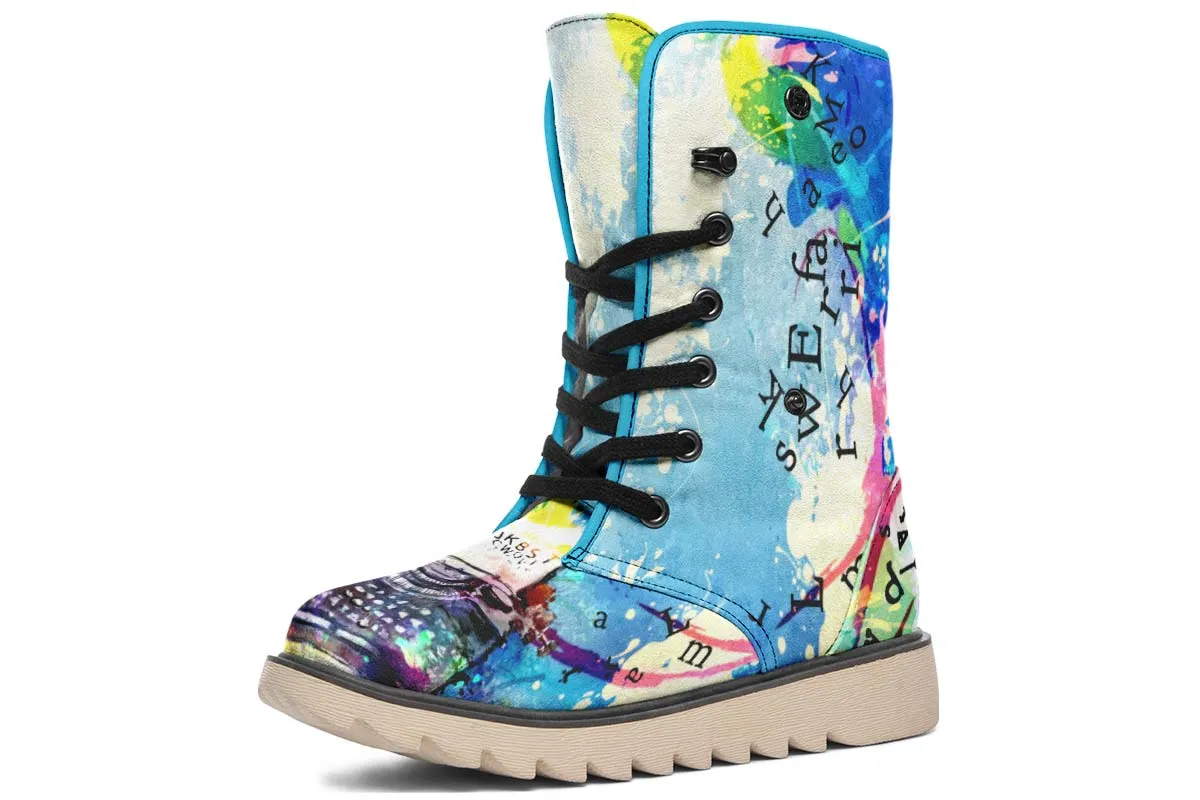 Artistic Type Writer Polar Vibe Boots