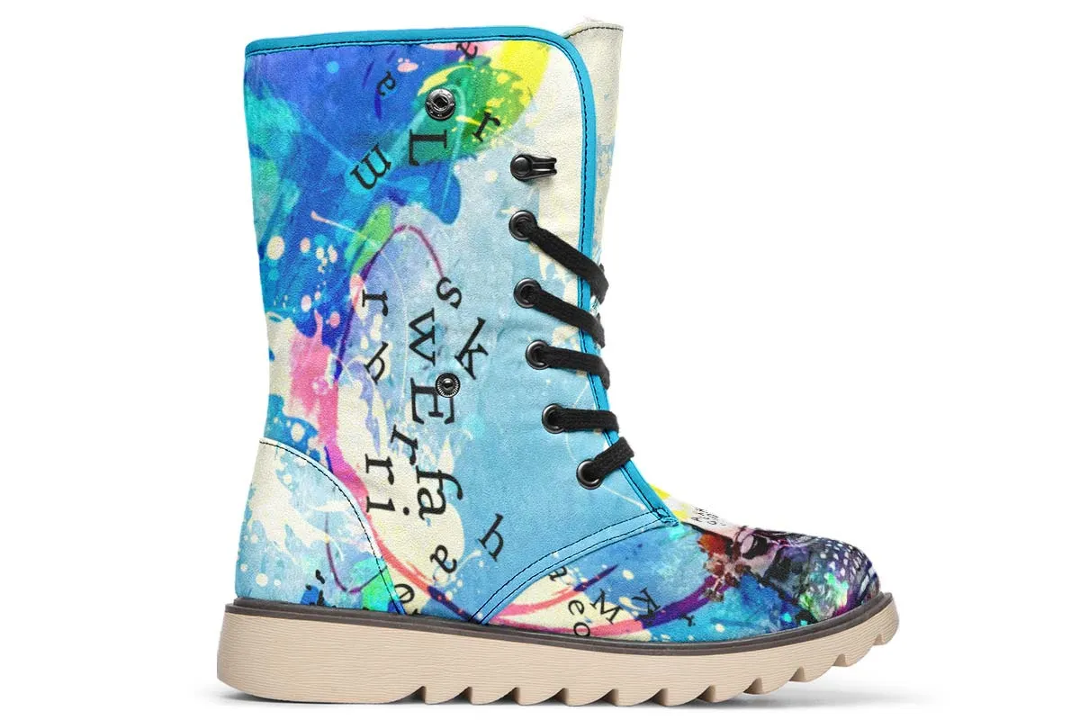 Artistic Type Writer Polar Vibe Boots