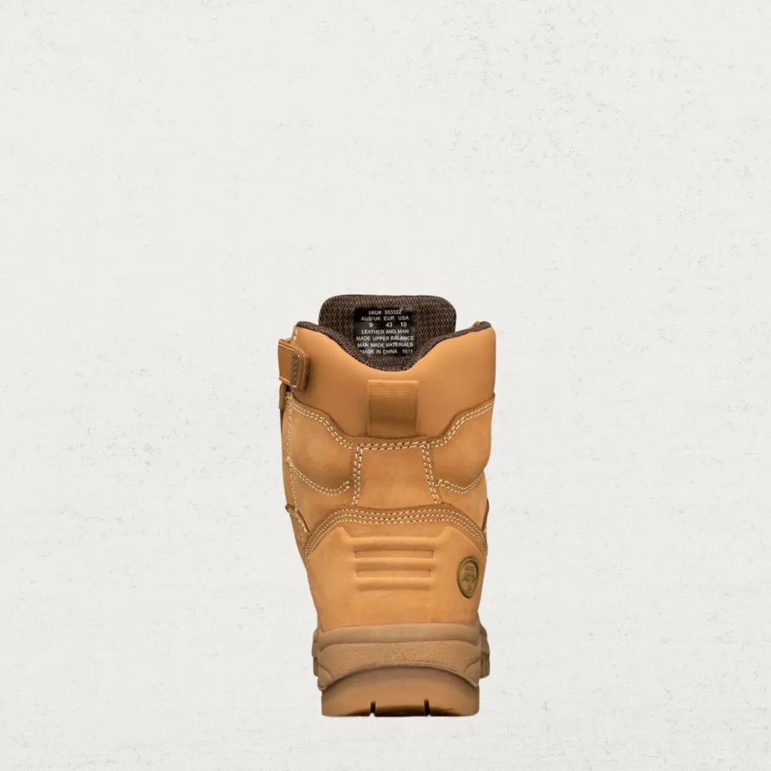 AT's Wheat Toe Guard Zip up Boot