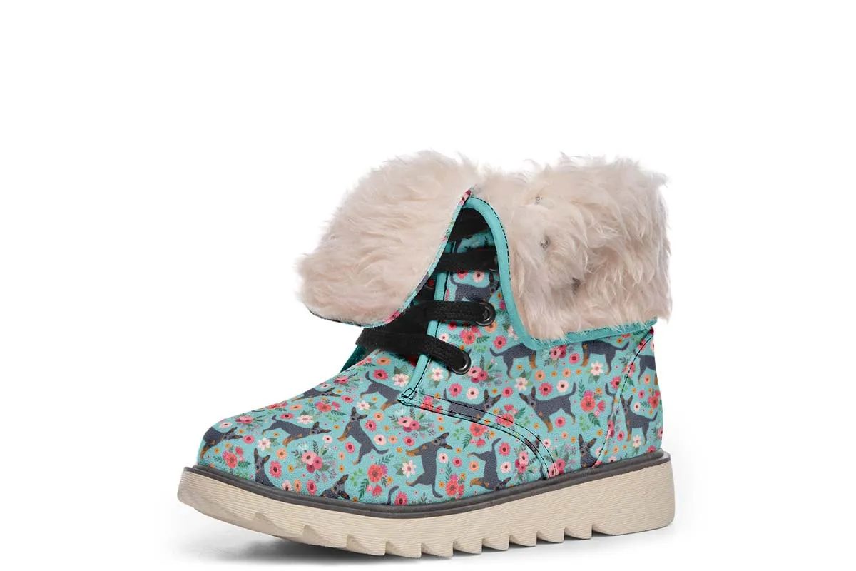 Australian Cattle Dog Flower Polar Vibe Boots