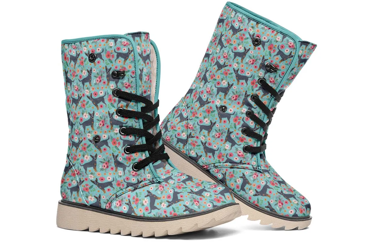 Australian Cattle Dog Flower Polar Vibe Boots