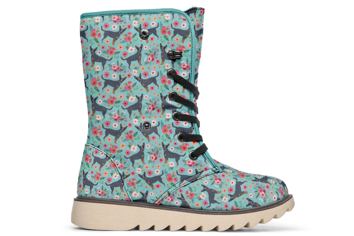 Australian Cattle Dog Flower Polar Vibe Boots