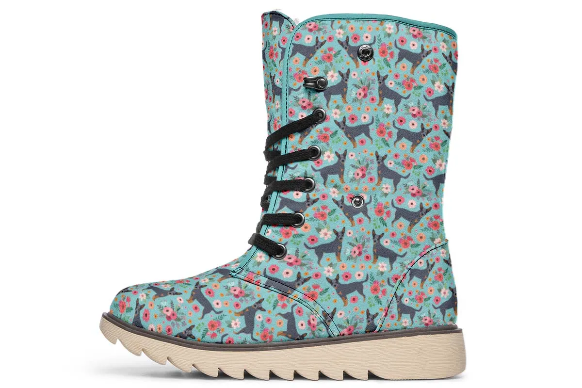 Australian Cattle Dog Flower Polar Vibe Boots