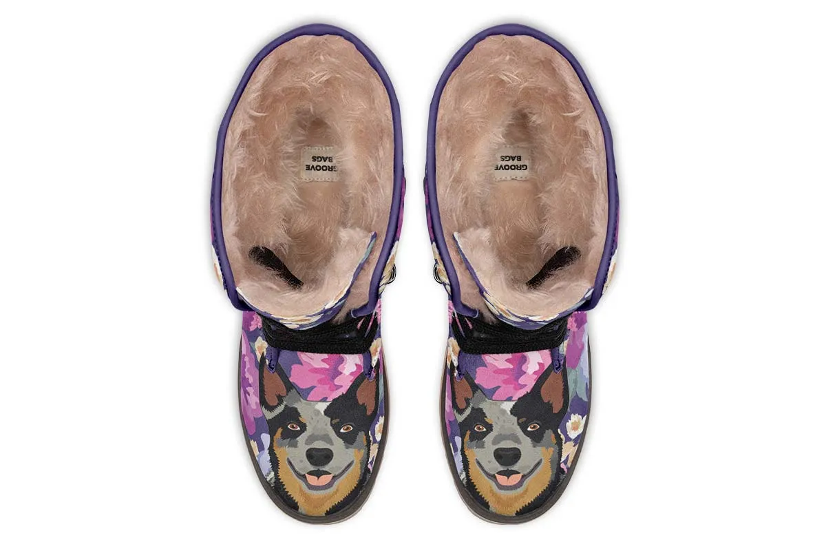 Australian Cattle Dog Portrait Polar Vibe Boots