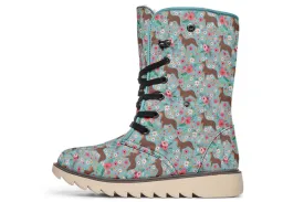 Australian Kelpie Flower Polar Vibe Boots