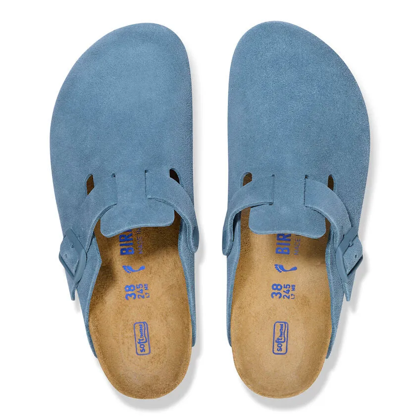 Birkenstock Boston Soft Footbed Suede Leather