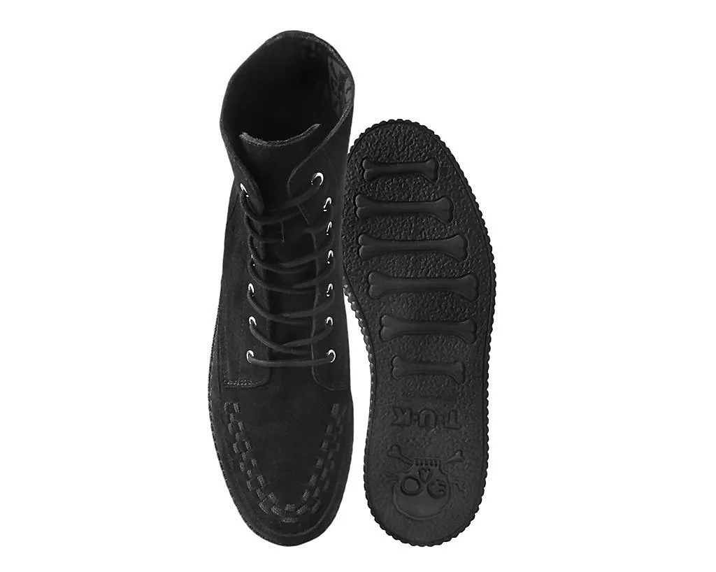 Black Suede 7-Eye Viva Low Boot