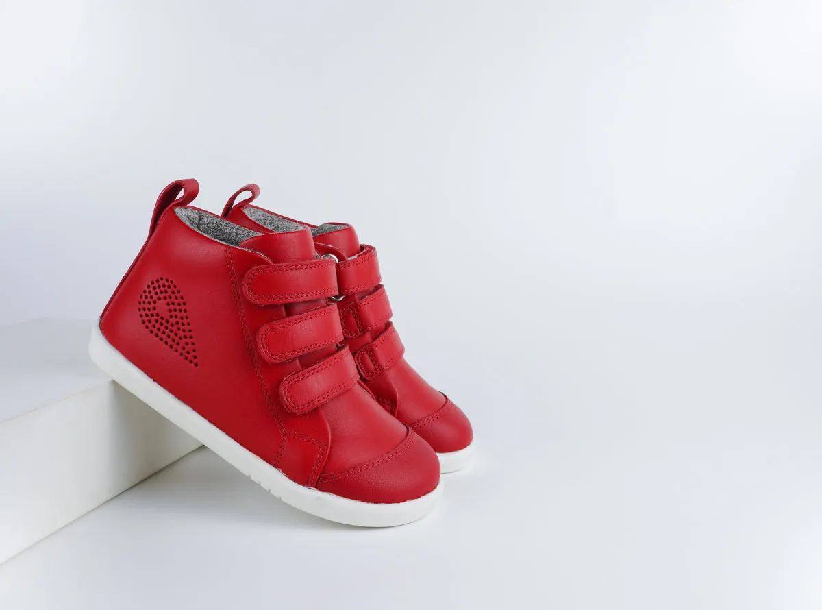 Bobux Iwalk Hi Court - Red