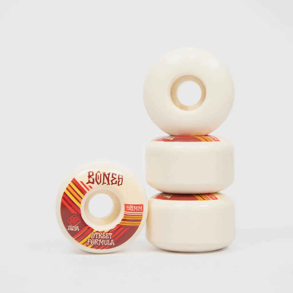 Bones - 53mm (103a) STF V4 Wide Retros Skateboard Wheels