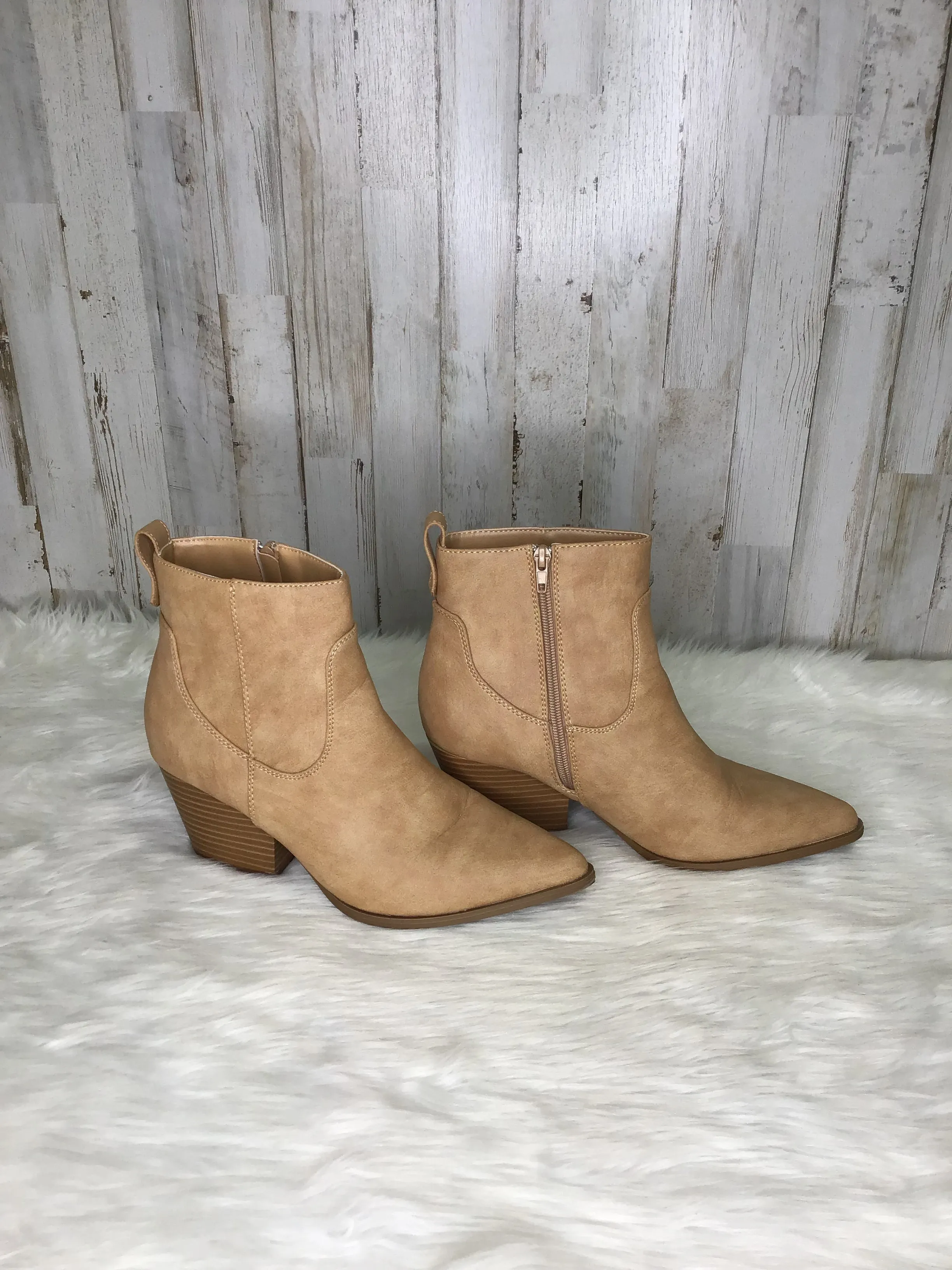 Boots Ankle Heels By Qupid  Size: 9