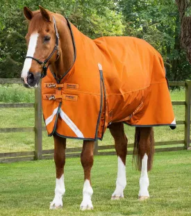 Buster Hardy 400g Half Neck Turnout Rug Burnt Orange