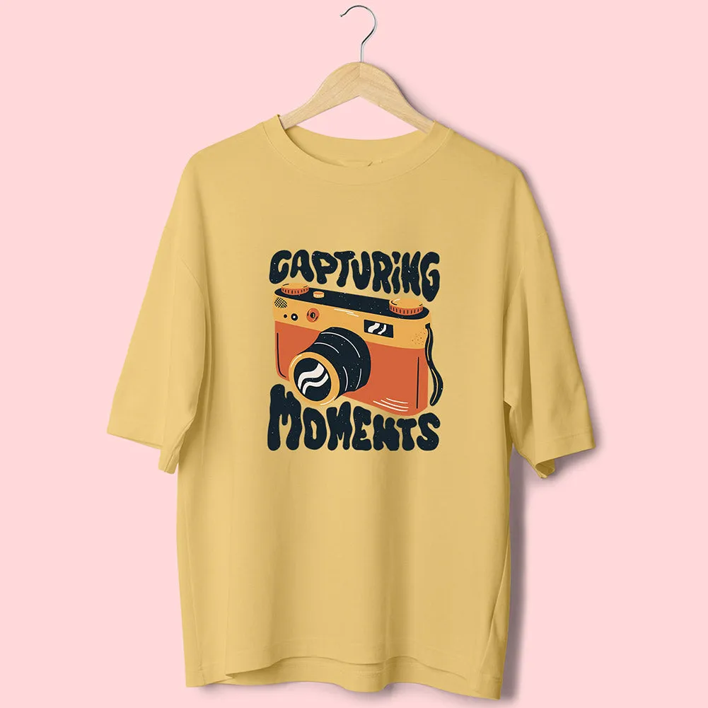 Capturing Moments (Front Print) Oversized T-Shirt