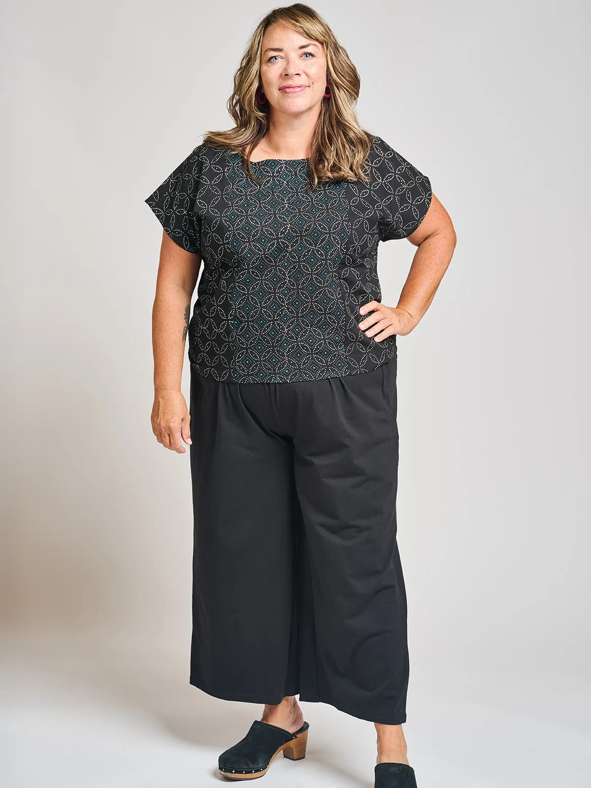 Cara Plus Size Top - Ikigai Black