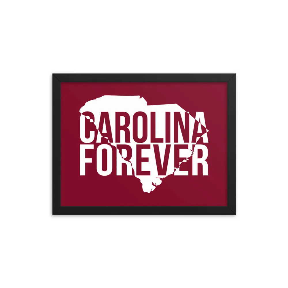 Carolina Forever - Garnet State - Framed Poster