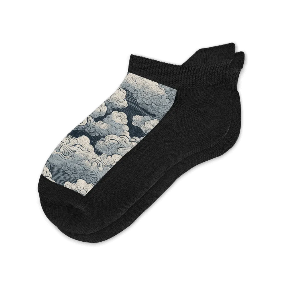 Cloudy Days Ankle Diabetic Socks