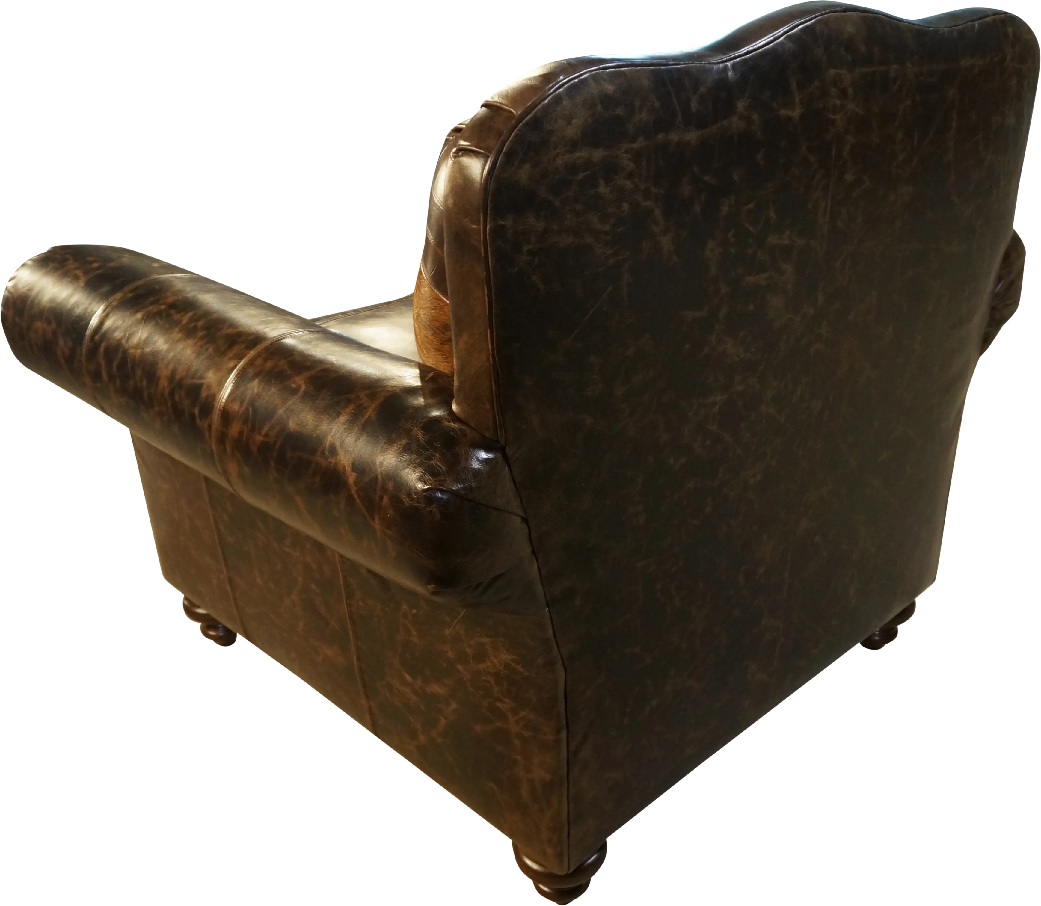 Cowhide Western Club Chair