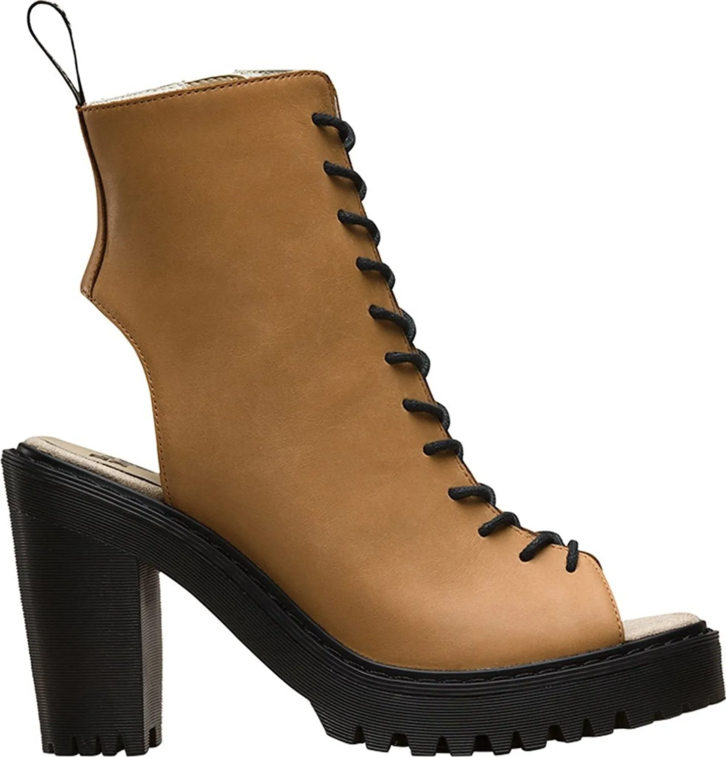 Dr. Martens Women's Carmelita Open Heel Lace Up Boots