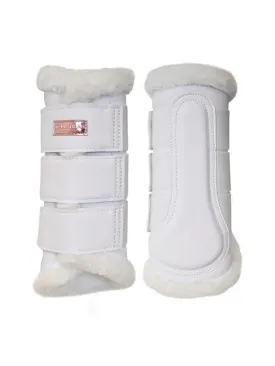 EQUESTRIAN STOCKHOLM  BRUSHING BOOTS - WHITE MOONLESS NIGHT