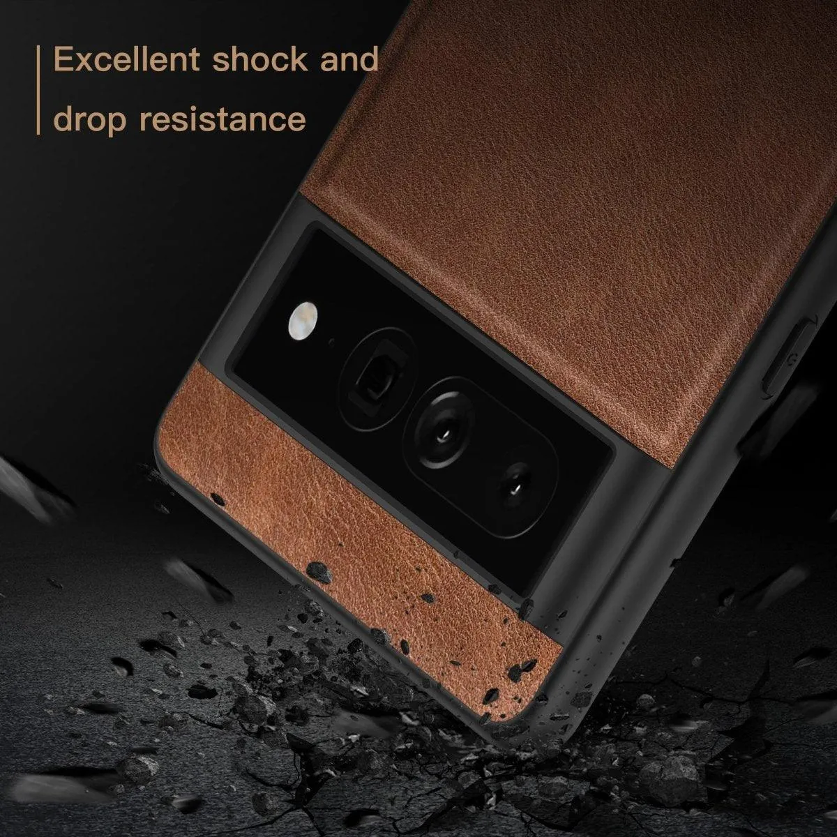 Eveni Premium Leather Scratch-Resistant Case for Google Pixel 7 and 7 Pro