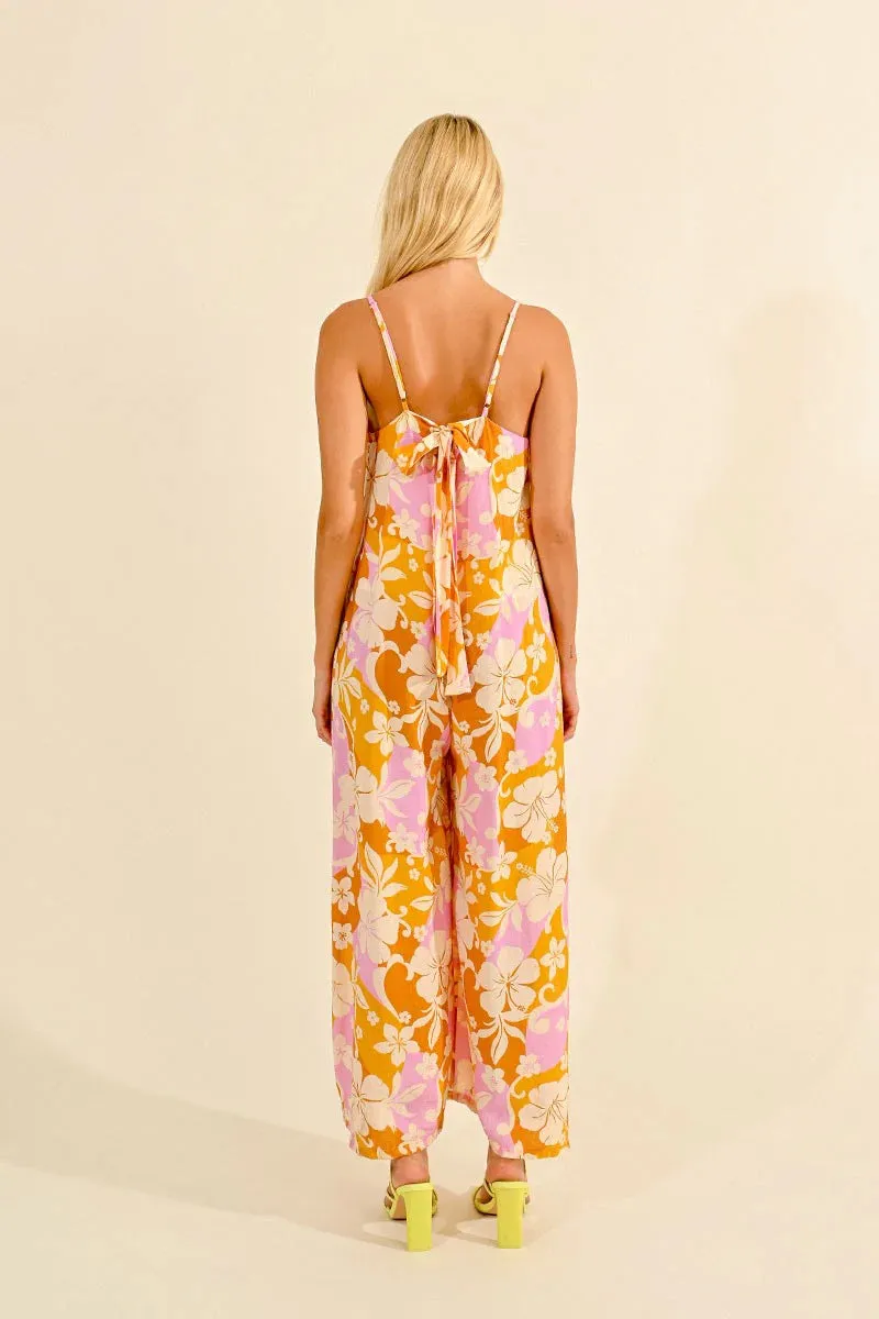 Floral Printed Jumpsuit