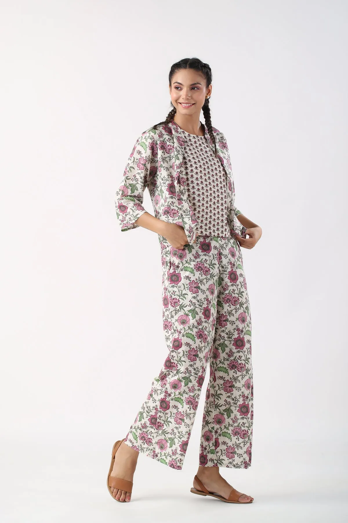 Fresh Pick Delights Cotton Three piece set