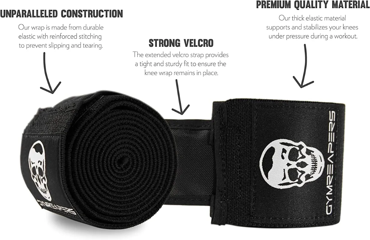 Gymreapers Knee Wraps - Black