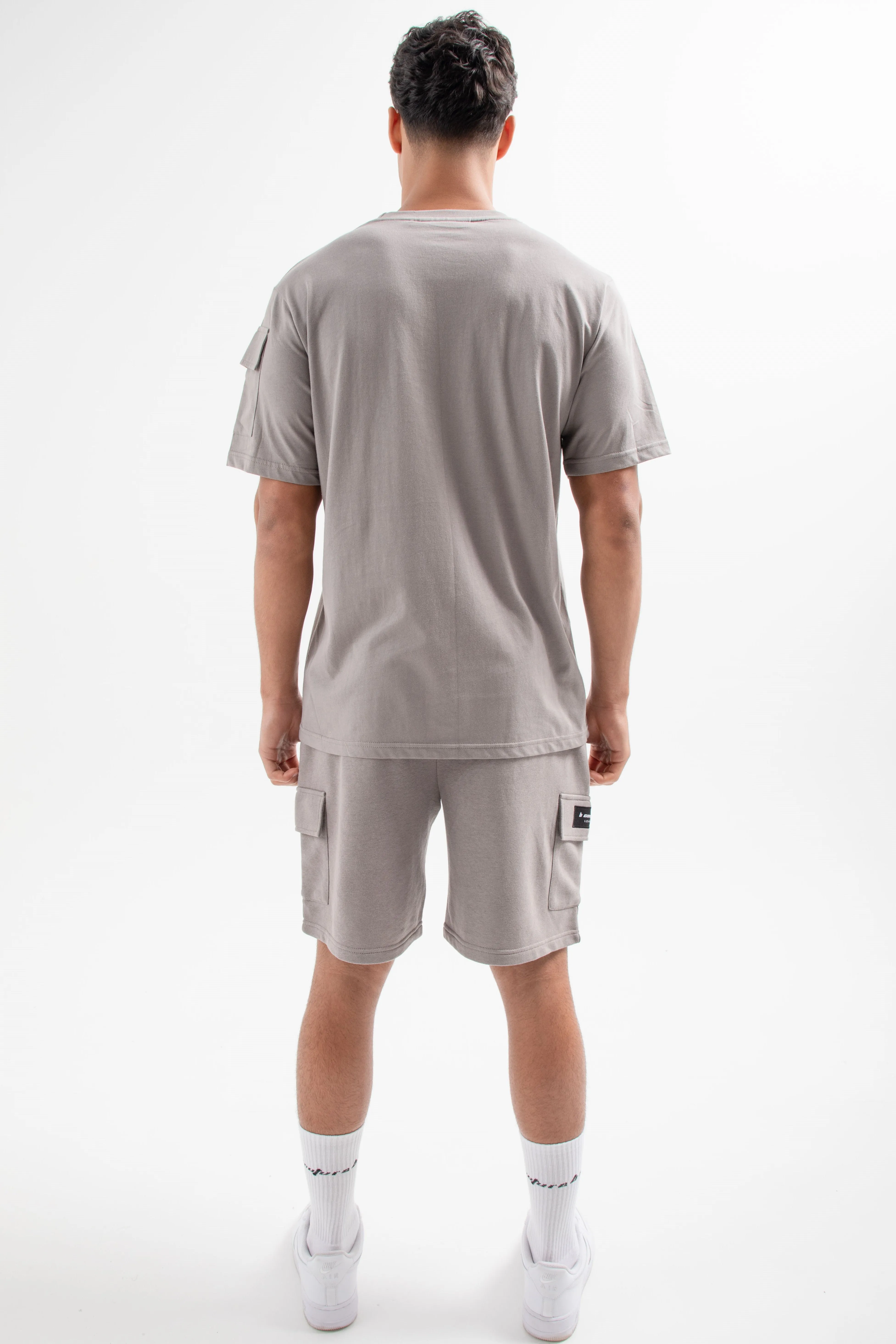 Hampden T-Shirt & Short Set - Dark Grey