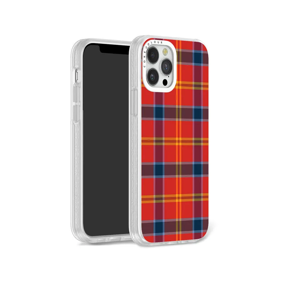 iPhone 12 Pro Classic Plaid Phone Case Magsafe Compatible