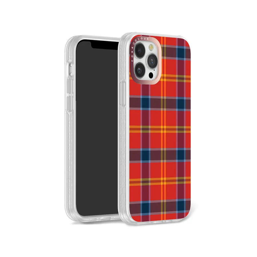 iPhone 12 Pro Classic Plaid Phone Case Magsafe Compatible