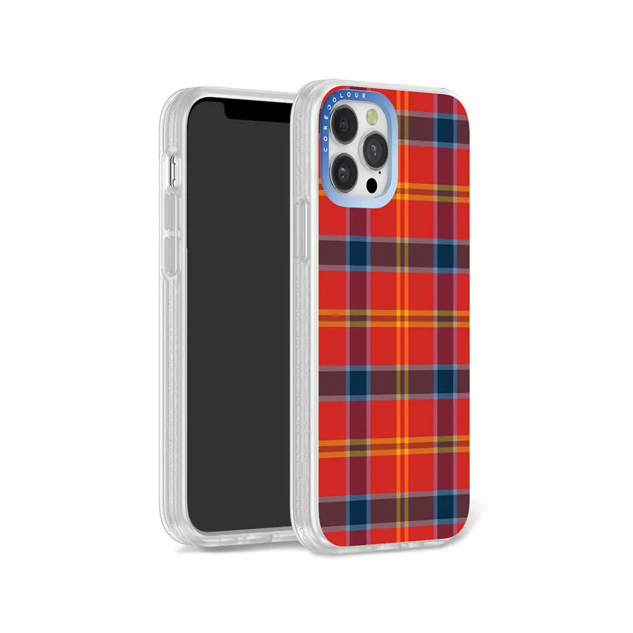 iPhone 12 Pro Classic Plaid Phone Case Magsafe Compatible