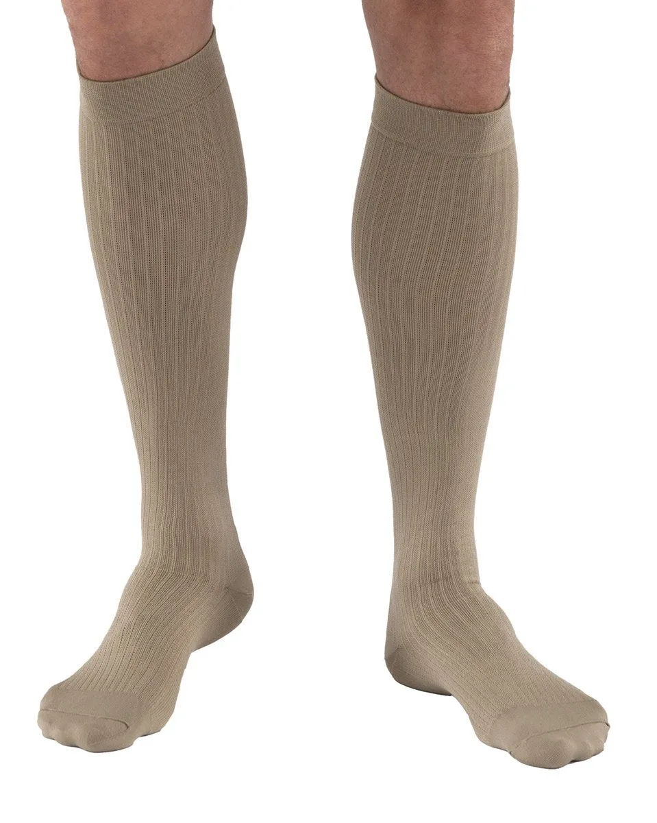 Jobst Men's Dress Closed Toe Knee Highs 8-15 mmHg