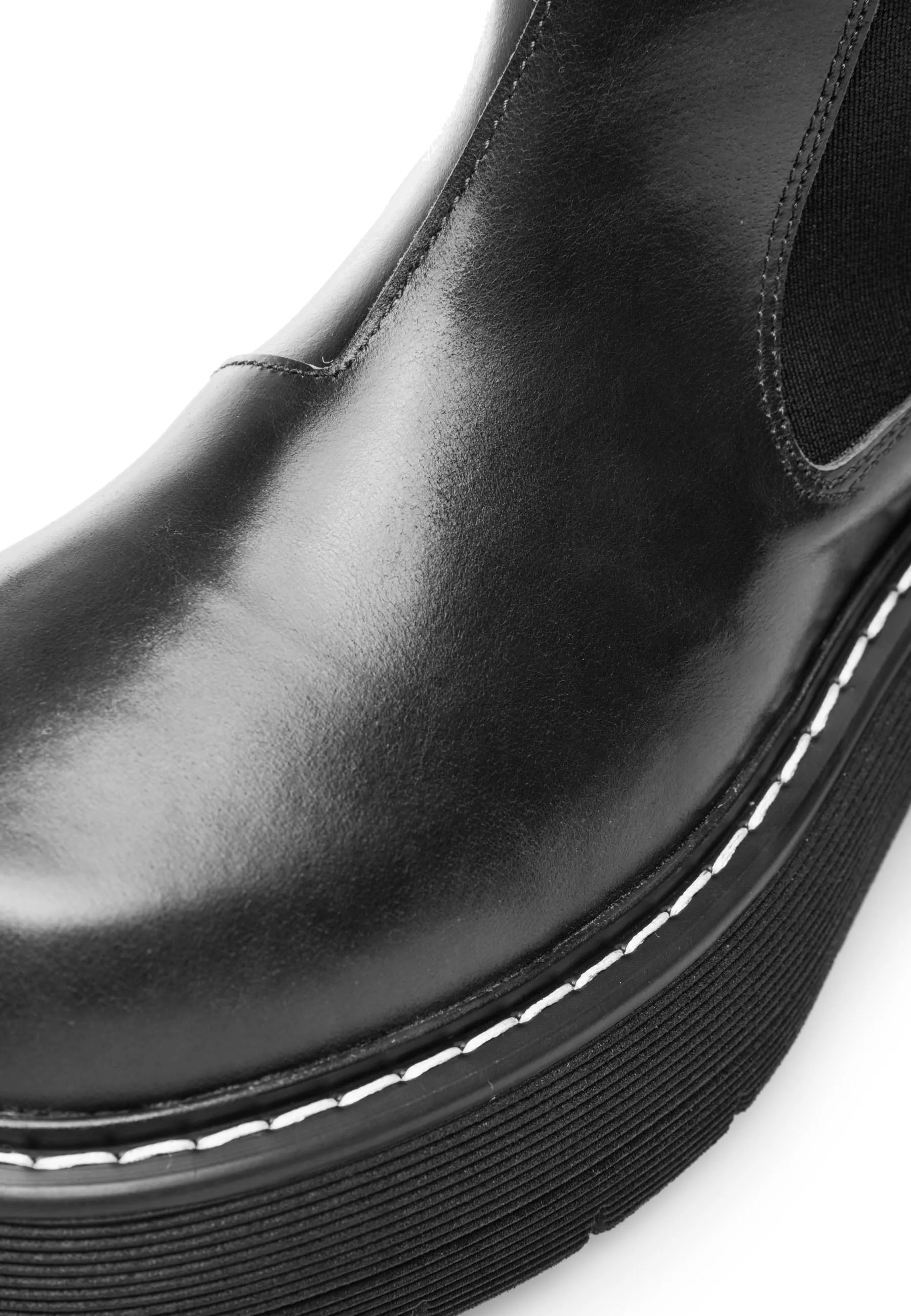 Joy All Black High Chelsea Boots