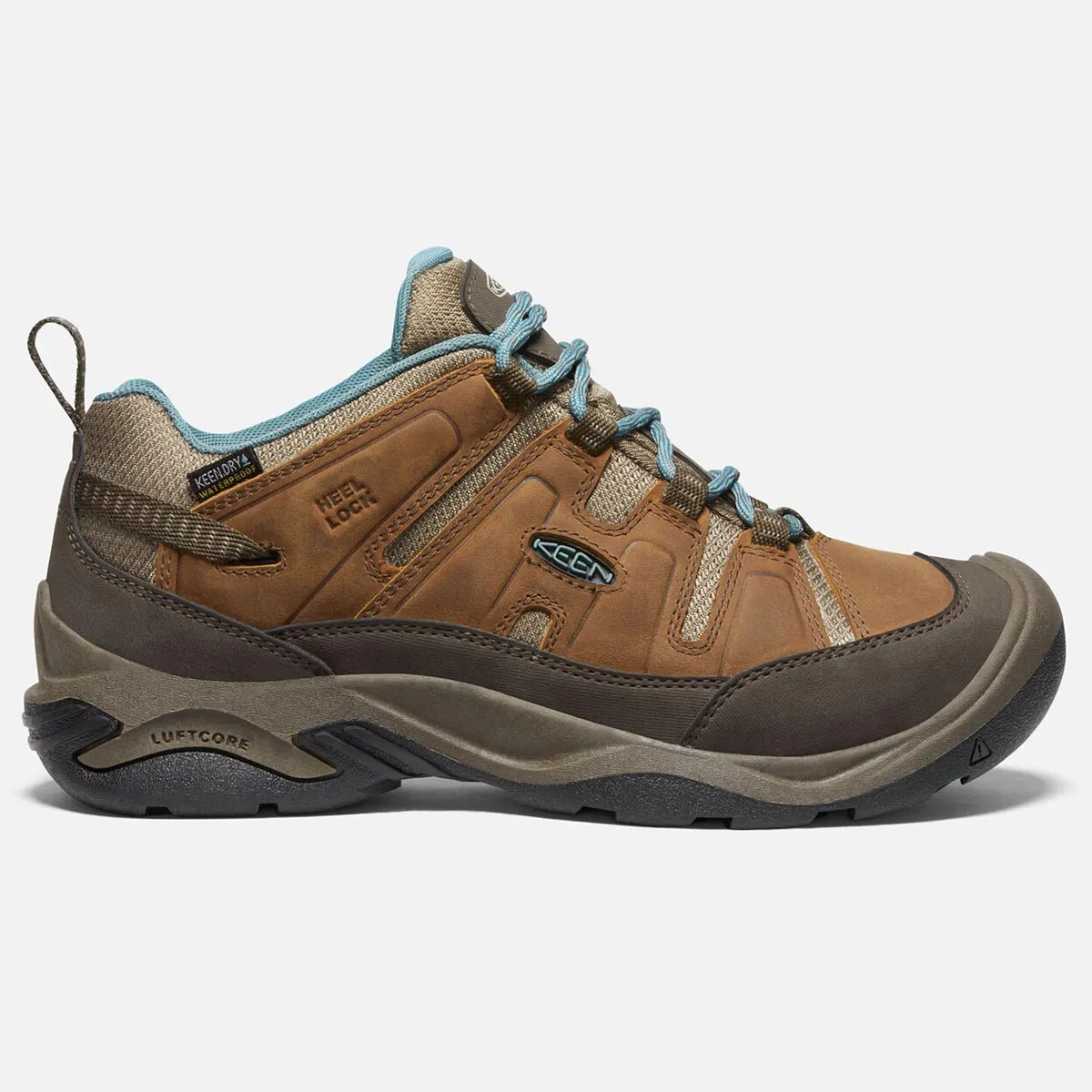 Keen Circadia WP Hiking Shoe - Syrup / North Atlantic